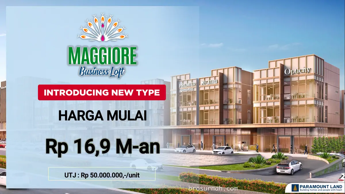 harga jual ruko maggiore loft gading serpong