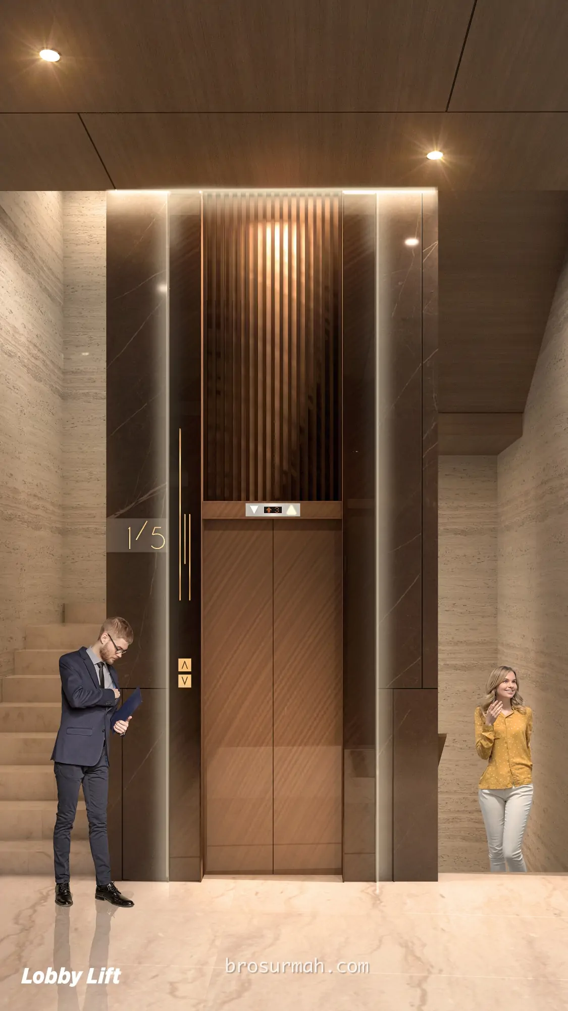 lobby lift maggiore loft gading serpong