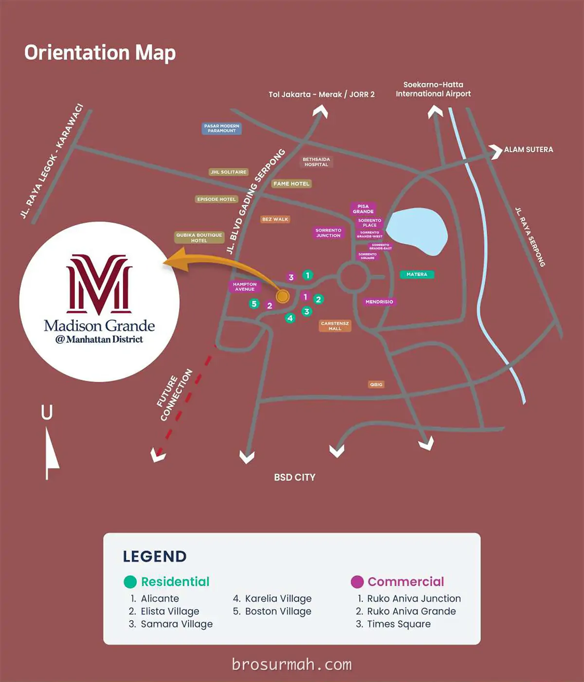 lokasi madison grande gading serpong