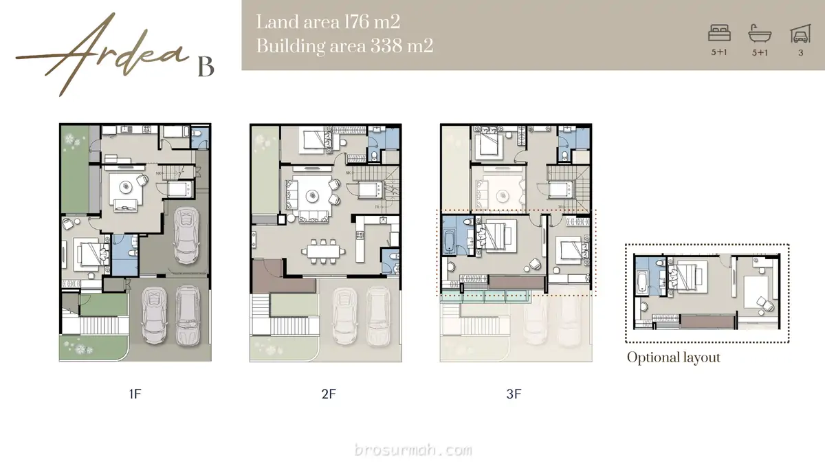 Denah Rumah Ardea Tipe B