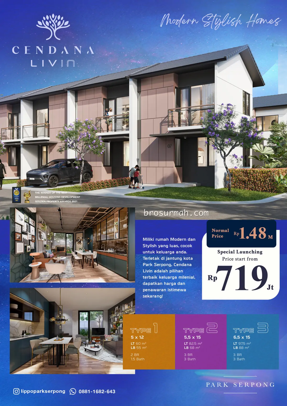 Harga Jual Rumah Park Serpong Cendana Livin