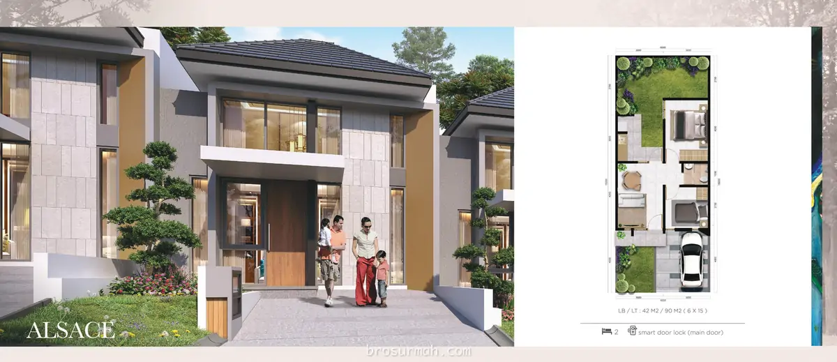 rumah citra city sentul tipe 42