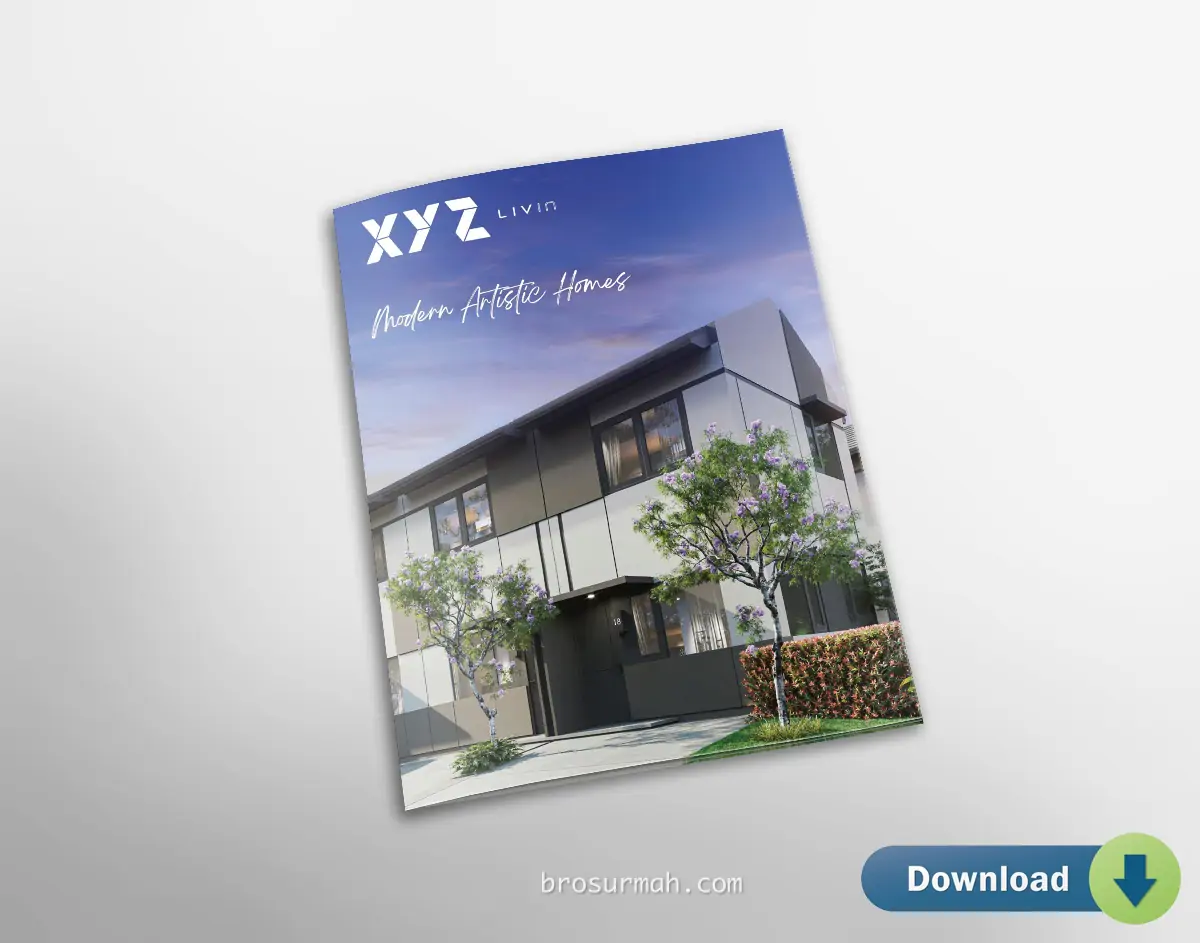 brosur rumah xyz livin park serpong